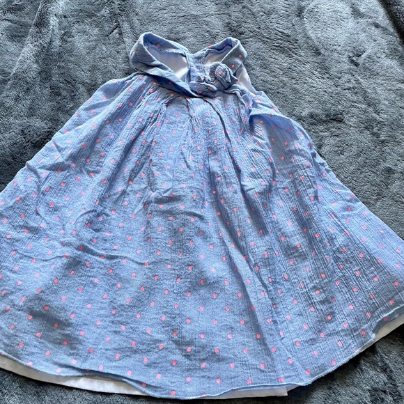 Beautiful blue dress size 18M by “just one you” by carters plus a NWOT headband - Picture 1 of 7